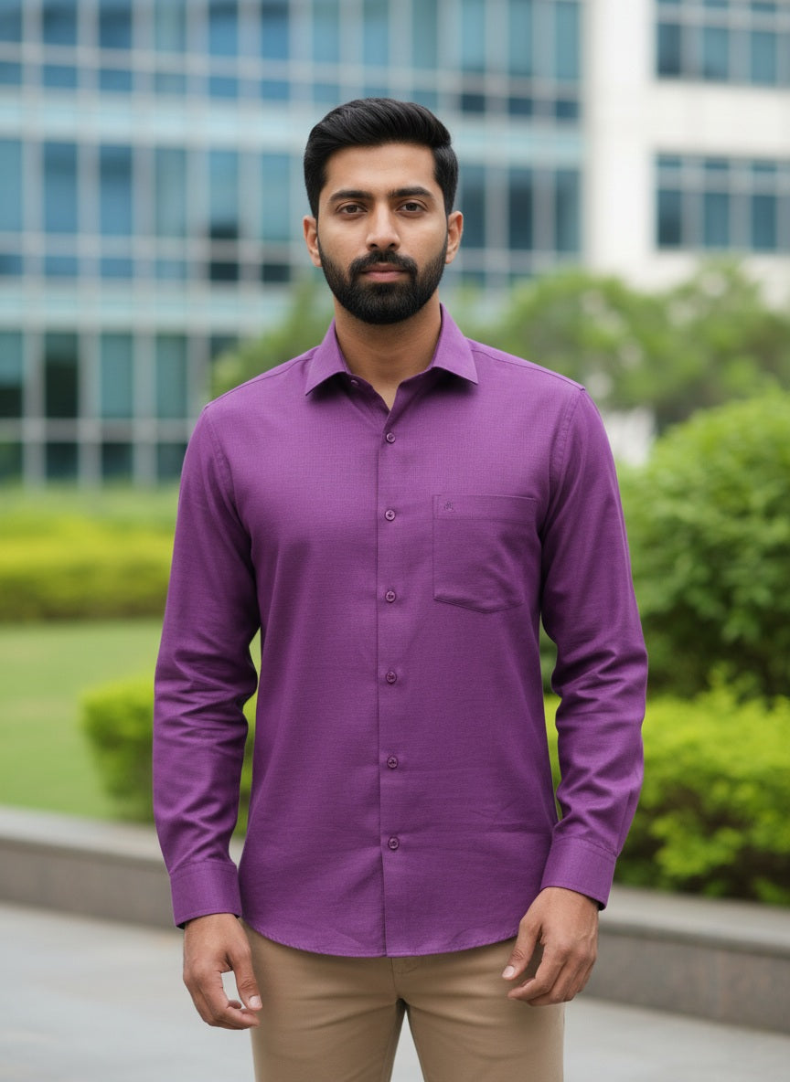 Purple Shirt and Sandal Pant Combo