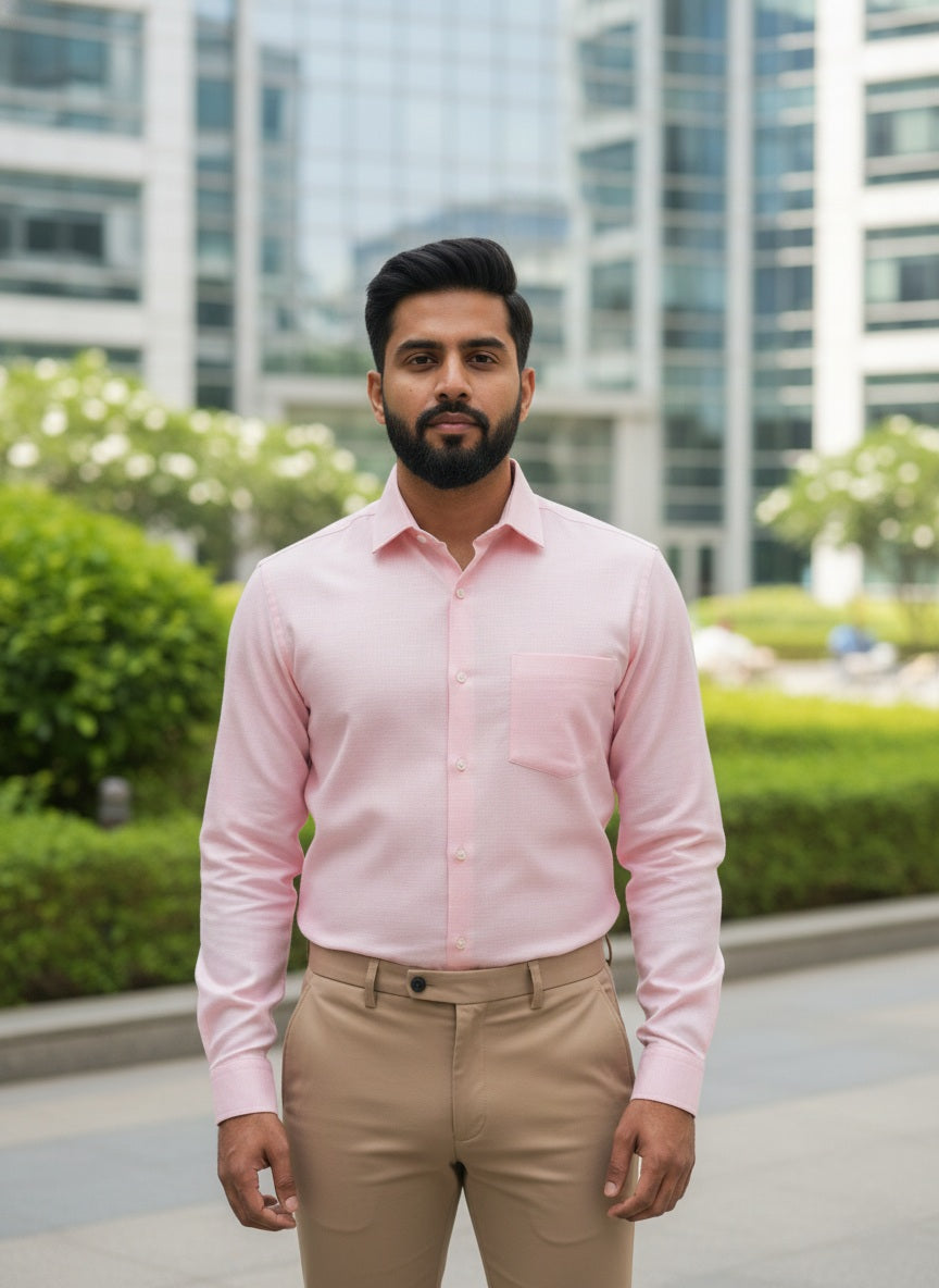Rose Colour Shirt and Sandal Pant Combo